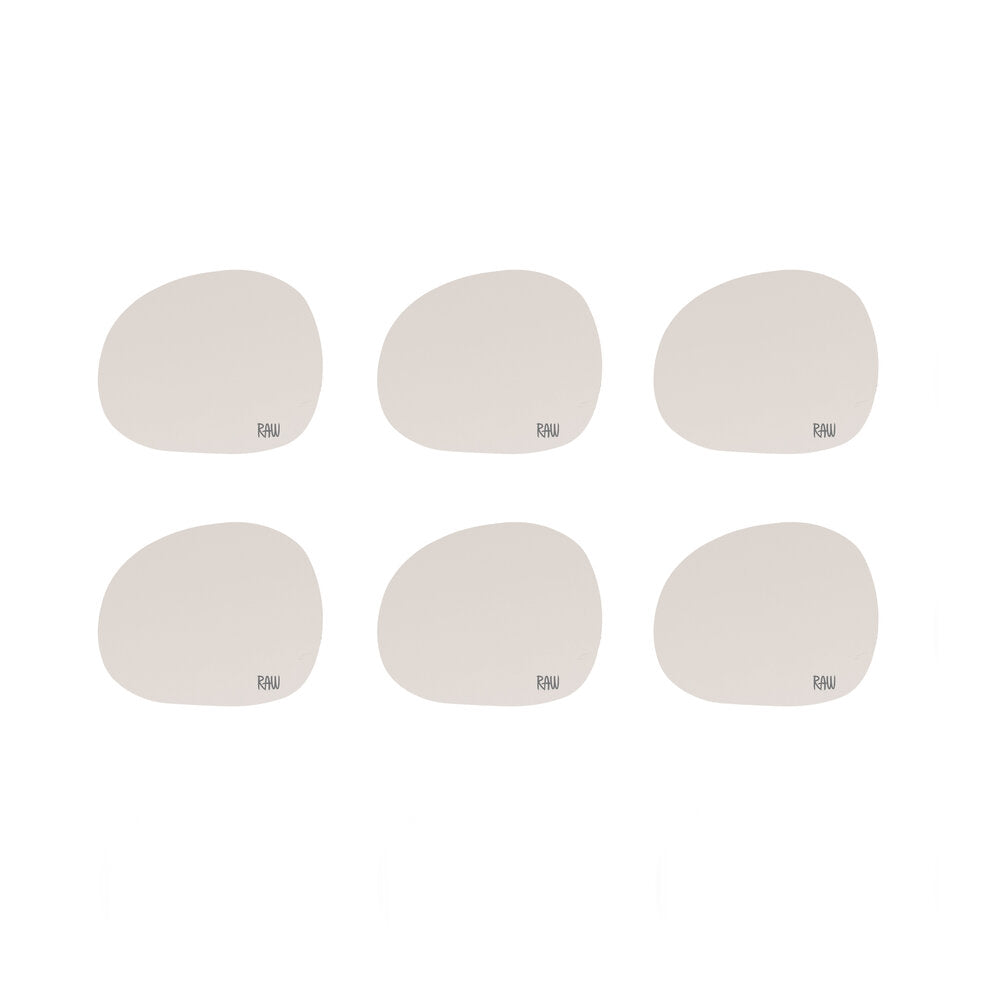 Silicone glasbrikker, 6 stk. - Spring sand